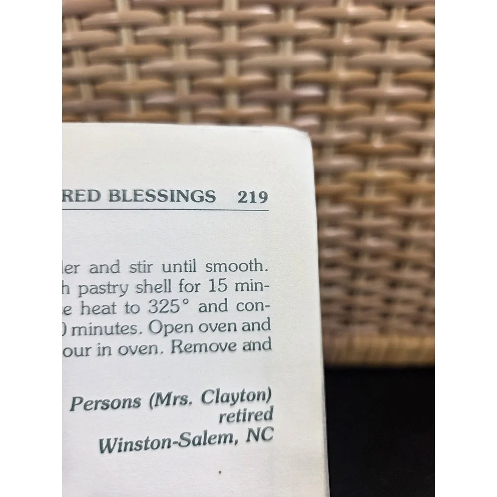 New Philadelphia Moravian Church Cookbook Winston Salem NC, A Goodly‎ Heritage